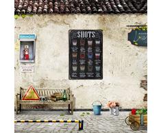 Poster Métallique Affiche Peinture Art Décoratif Vintage pour Bar Café Pub 20cmx30cm Bière #1