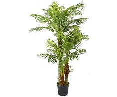 Palmier artificiel hauteur 180 cm Deluxe KP103 décoration arbre plante artificielle