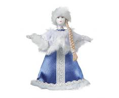 Poupée en Porcelaine Faite à la Main dans Un Costume Folklorique Traditionnel Russe 15,5 cm 06-10