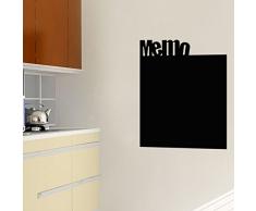 Ambiance-Live Sticker Ardoise Mémo et Craie Liquide - Noir