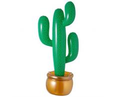 Cactus gonflable article déco cactus cactée gonflant été fête plage décoration soirée à thème