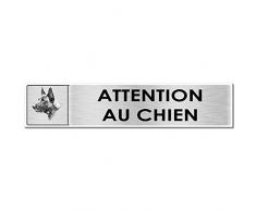 Autocollant.fr Plaque attention au chien malinois