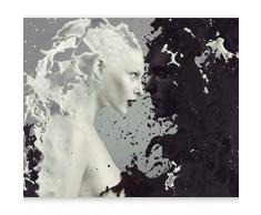 murando Papier peint intissé 350x256 cm Décoration Murale XXL Poster Tableaux Muraux Tapisserie Photo Trompe l'oeil Visage h-A-0050-a-a