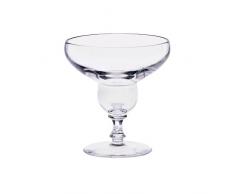 Chandelier, Bougeoir, cristal, Collection "PINTO", 11 cm, photophore, ovale, transparent, style moderne (GERMAN CRYSTAL powered by CRISTALICA)