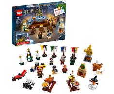 LEGO Calendrier de lAvent Harry Potter 2019 24 Cadeaux Avant Noël Inclus 7 Figurines Jeux de Construction, 75964