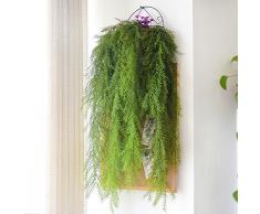 Bulary – Plante artificielle à suspendre, tiges et feuilles en plastique, décoration intérieure et extérieure