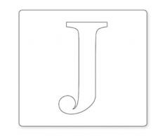 Sizzix Bigz Alphabet Lettre J décorative Par E.L. Smith Majuscule Sassy Serif