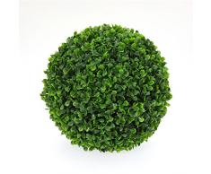 Paris Prix - Plante Artificielle "Boule de Buis" 26cm Vert