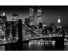1art1 New York Poster - Manhattan by Night (91 x 61 cm)