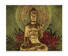 murando Papier peint intissé 300x231 cm Décoration Murale XXL Poster Tableaux Muraux Tapisserie Photo Trompe loeil Buddha 10040907-44