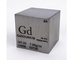 2,5 cm 25,4 mm laqué Grenat en métal Cube 99,9% 129 g gravé Tableau périodique des éléments