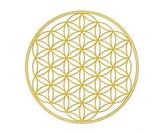 autocollant fleur de vie, 5cm, 50 pièces