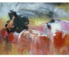 Tableau original. La Cascade. Technique mixte, acrylique sur planche, Diptyque 120 x 160 cm