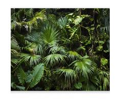 murando Papier Peint Adhésif 3D Effet 392x280 cm Mural Décoration Feuille Autocollante Stickers XXL Poster Tableaux Muraux Tapisserie Photo Trompe l'oeil feuilles tropicales Monstera b-B-0312-a-a