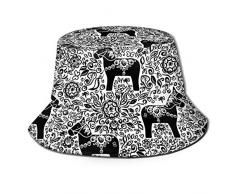 Cheval en Bois Traditionnel Statuette Mens Womens Trends Fashion Bucket Hat