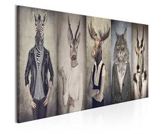 murando Impression sur Toile intissee Cerf 135x45 cm Tableau 1 Partie Tableaux Decoration Murale Photo Image Artistique Photographie Graphique Nature Animal Paysage g-B-0041-b-a
