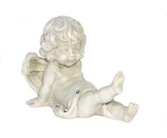 Joignis 10503 Statuette dange avec strass Vieux blanc 12 x 16,5 cm