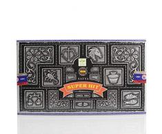 Satya Encens Satya Super Hit 12 boîtes Parfum Nag Champa Bâtonnets dencens indiens