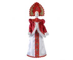 Poupée en Porcelaine Faite à la Main dans Un Costume Folklorique Traditionnel Russe 31 cm 23-20