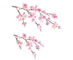 DECOWALL DWL-1903 Aquarelle Fleurs De Cerisier Autocollants Muraux Mural Stickers Chambre Enfants Bébé Garderie Salon