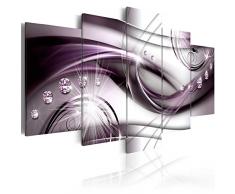 murando - Impression sur toile - 200x100 cm cm - 5 pieces - Image sur toile - Images - Photo - Tableau - motif moderne - Décoration - tendu sur chassis - abstraction abstrait Diamant a-A-0174-b-p