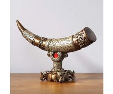 Statues, Statuette, Sculptures,Or Résine Ivoire Simulation Animal Sculpture Famille Nouveauté Décoration Art Et Résine Pour Salon Chambre À Coucher Bureau Décoration Maison Artisanat Bibliothèq