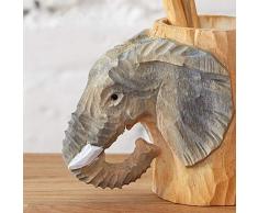 Statues, Statuette, Sculptures,Accueil Des Animaux Sculptés À La Main Artisanat De Sculpture Sur Bois De Stylo DIvoire Ornements Pour Salon Chambre À Coucher Bureau Décoration Maison Artisanat Bi