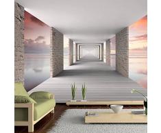 murando Papier peint intissé 400x280 cm Décoration Murale XXL Poster Tableaux Muraux Tapisserie Photo Trompe l'oeil Ciel Tunnel Perspective c-C-0005-a-d