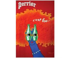 Editions Clouet 50538 - Affiche publicitaire 50x70 cm Perrier - Rousse