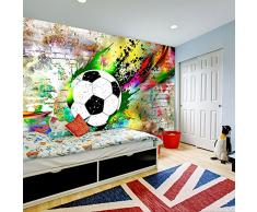 murando Papier peint intissé 350x256 cm Décoration Murale XXL Poster Tableaux Muraux Tapisserie Photo Trompe l'oeil Football Enfants i-C-0095-a-a