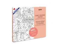 Poster géant à colorier Danse OMY