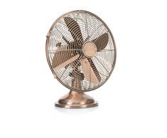 Ventilateur de table rétro Tristar VE-5970 – 30 cm – Oscillant – Finition en cuivre