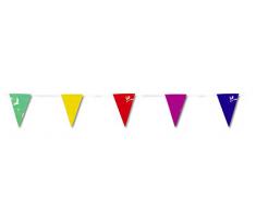 Guirlande fanions multicolores 10mètres