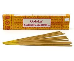 GOLOKA Encens Nagchampa Agarbathi – 1 boîte Parfum Nag Champa Bâtonnets dencens Indiens
