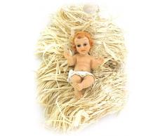 Ferrari & Arrighetti Figurine de lEnfant Jésus de 10 cm pour Crèche