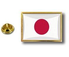 Akacha pins pin Badge pins Metal avec Pince Papillon Drapeau Japon Japonais