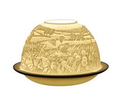 Bernardaud Bougeoir en porcelaine Motif papillons