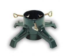 Pied de sapin de noêl Support pied sapin noêl Support arbre de noêl en fonte avec reservoir deau, vert