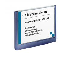 Durable Click Sign Plaque de porte 149 x 105,5 mm Bleu foncé