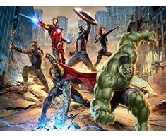 Personnalisé 3d Photo Papier Peint 3d Bande Dessinée Enfants Chambre Papier Peint Avengers Chambre Fond Papier Peint Spiderman