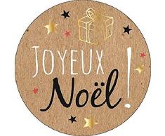 Avery - Rouleau de 50 Stickers Noël Chic