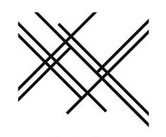 Sticker Décoratif pour Porte - Retro - 63 Cm de Largeur - Couleur Noir