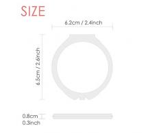 DIYthinker mode affiche de chat protéger miroir pet lover animal ronde maquillage de poche à la main portable 2,6 pouces x 2,4 pouces x 0,3 pouce Multicolore