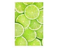 Oedim Stickers Autocollants Frigo Tranches de Citron Vert Mesure 185 x 60 cm| Vinyle Adhésif Résistant et Facile dappliquer |Étiquette Adhésive Décorative dune Conception élégante|