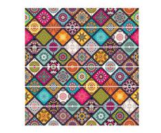 Dinglong 6 Pcs/Set 3D Carreaux Autocollants DIY Stickers Carrelage Mexicain Traditionnel Escalier Autocollants Amovible ImperméAble à l'eau Papier Peint Maison DéCoration Murale (A)