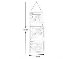 Porte-photos à suspendre photos de 9x13cm