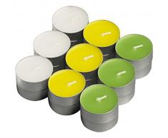 Bolsius - Bougie chauffe-plat - Citronelle - 4 Heures - Basil