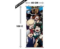 CoolChange Grand Poster en Rouleau /Kakemono de My Hero Academia Fait de Tissu, 100x40cm