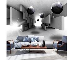 murando – Papier peint intissé 400x280 cm – Papier peint – Trompe l oeil – Tableaux muraux déco XXL – abstraction Beton a-B-0015-a-c