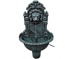 vidaXL Fontaine Murale avec Design de Tête de Lion Décoration de Maison